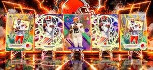 Shedeur Sanders ROOKIE Cleveland Browns Topps NFL Football Trading Card Lot of 5